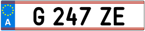 Truck License Plate